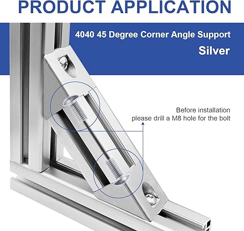 Miniatura 75 de 10 unids 2020 placa de extrusión de aluminio conector esquina L soporte 8020 V ranura hardware ranura T accesorios con tuercas en T y tornillos