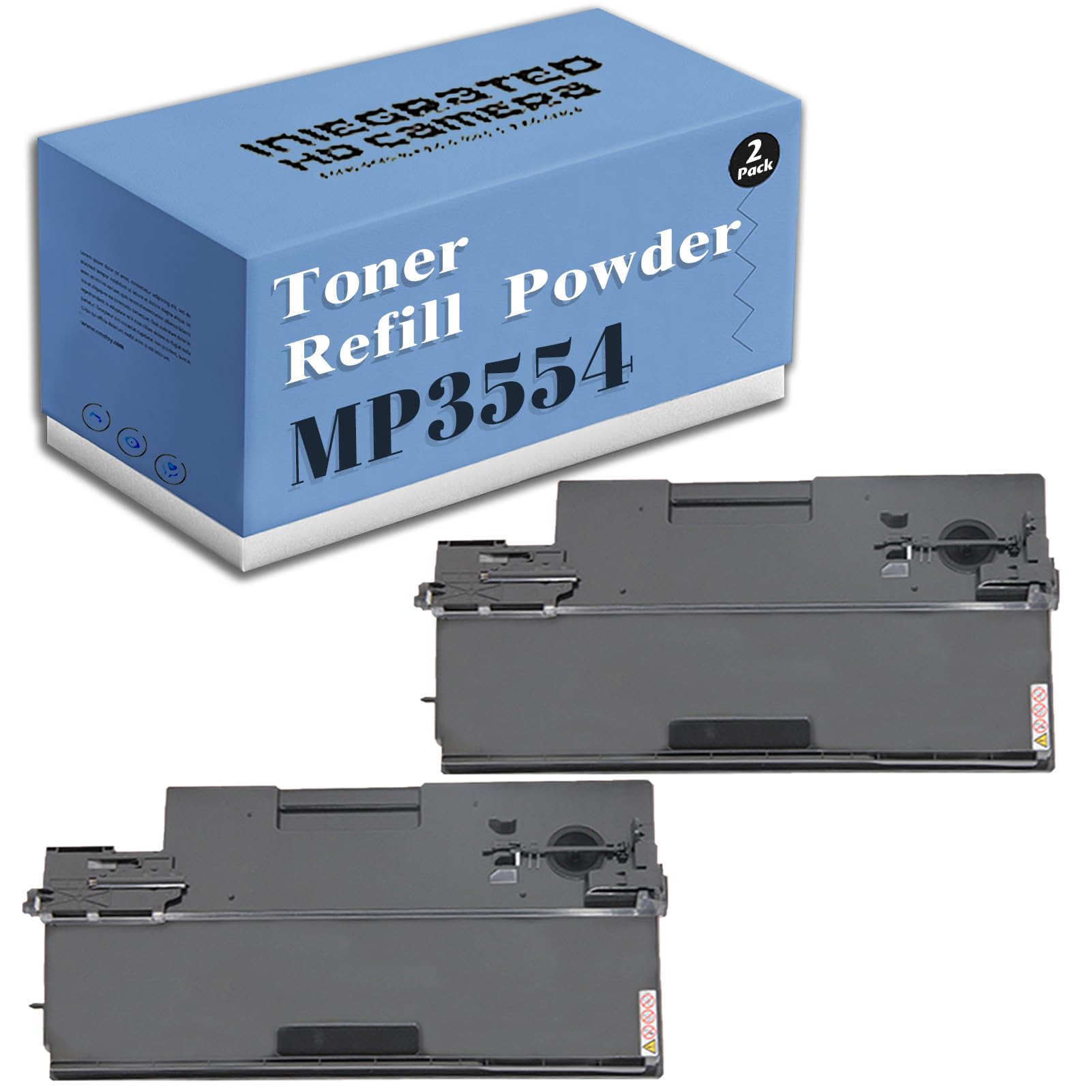 NEZIH MP3554 Waste Toner Box Compatible for Ricoh MP2554SP MP3054SP MP3554SP MP4054SP MP6054SP MP6054SP Printer 2 Pack