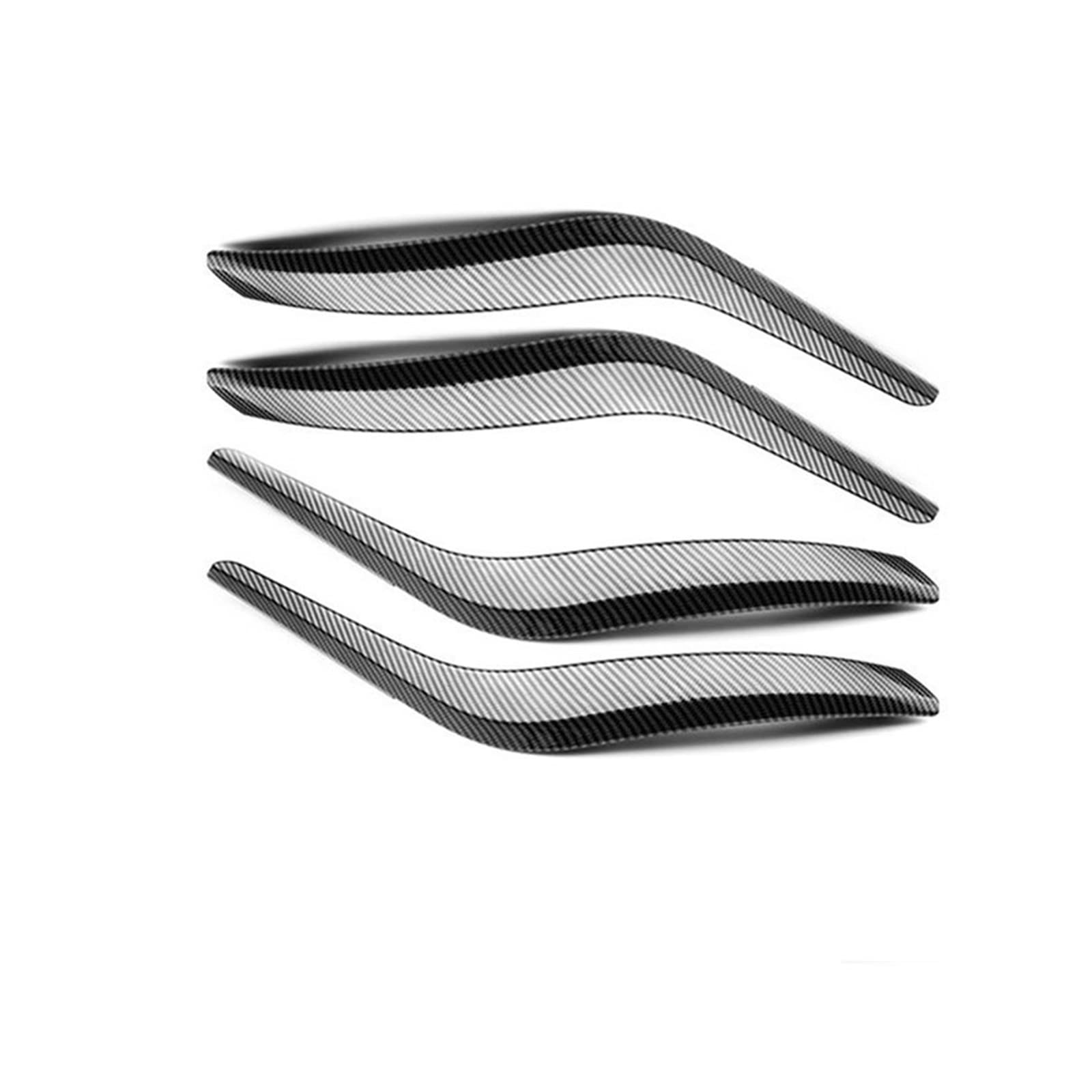 FANGZIQF Inner Door Pull Handles for X1 for E84 2010-2016 Car Interior Door Pull Decorative Cover(Carbon Fiber Black)