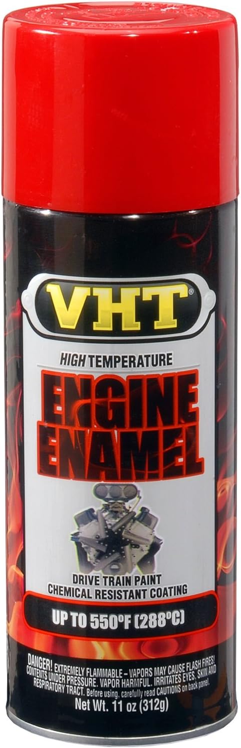 VHTESP121007 Engine Enamel Universal Bright Red Can - 11 oz