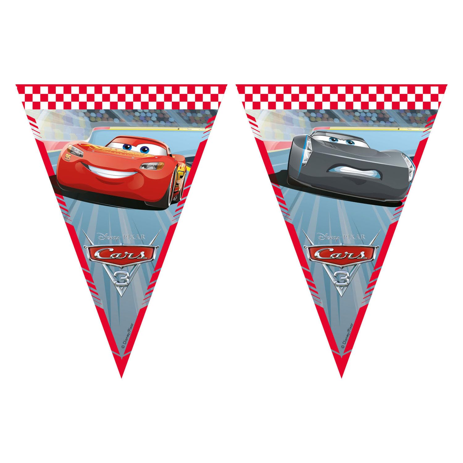 Procos - Filare 9 Disney Cars 35116 - Triangle Flags Fsc Paper
