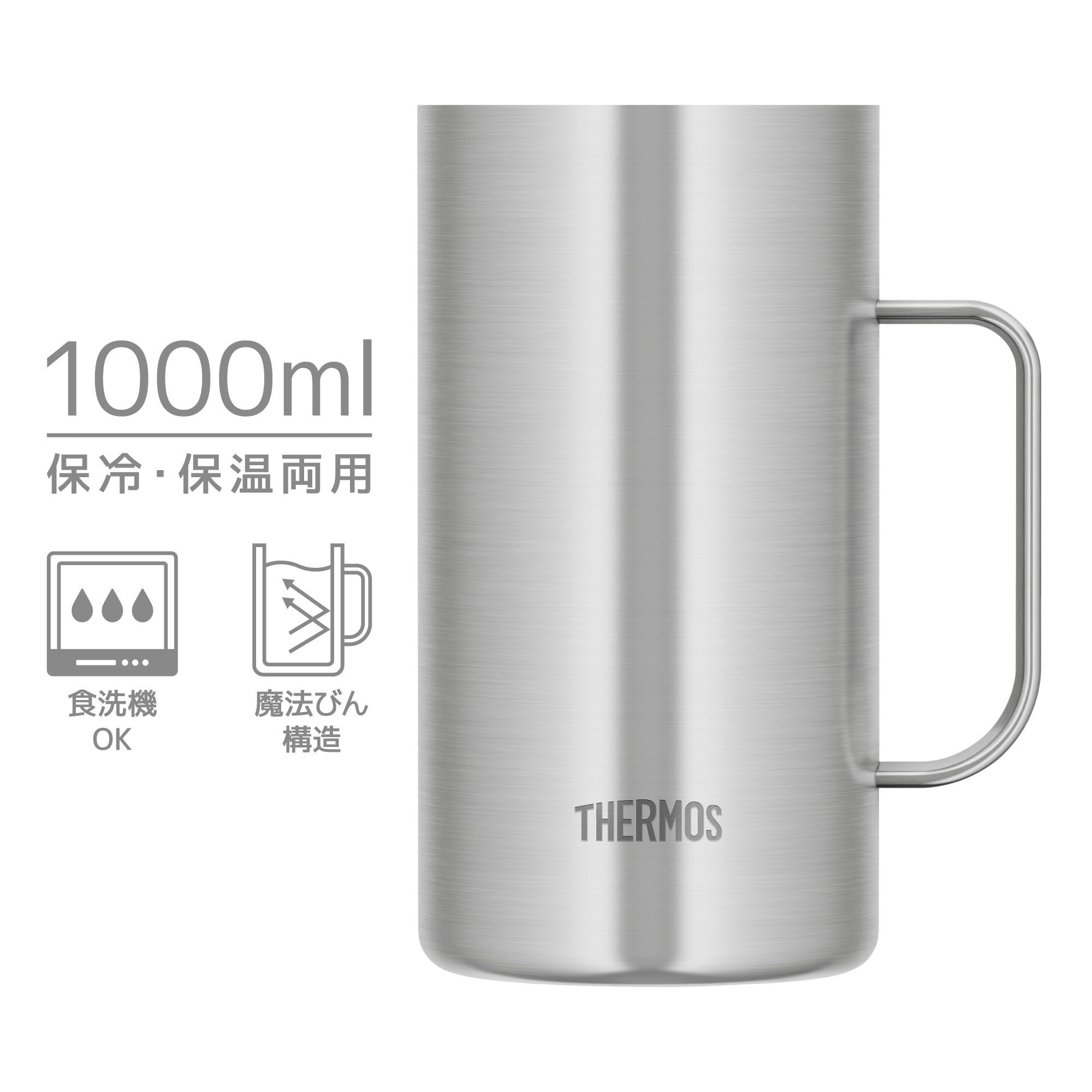 Amazon.com: Thermos JDK-1001 S1 Vacuum Insulated Jug, 3.3 fl oz (1