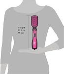 The Knot Dr. for Conair BC120C All-in-1 Smoothing Detangling Dryer Brush in Pink, Hot Air Brush, Hair Dryer Brush, Blow Dryer Brush, Less Frizz, 3 Heat Settings, 1000 Watts, Dry, Style and Volumize