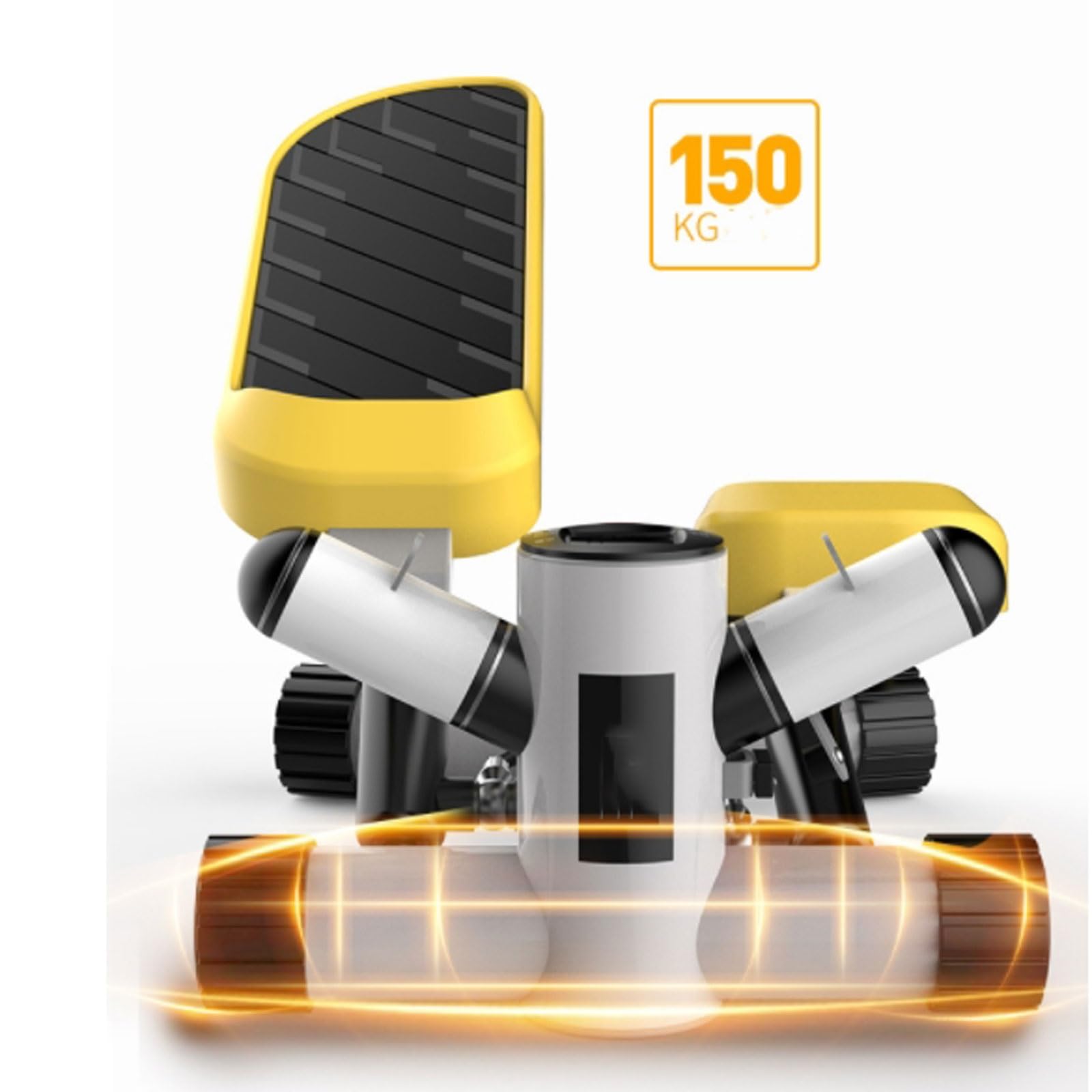 Pedale Allenatore Step Machine sotto la scrivania, trainer portatile for la riabilitazione delle gambe dei piedi con pedale grande, trainer compatto con monitor LCD for palestra in casa e in ufficio