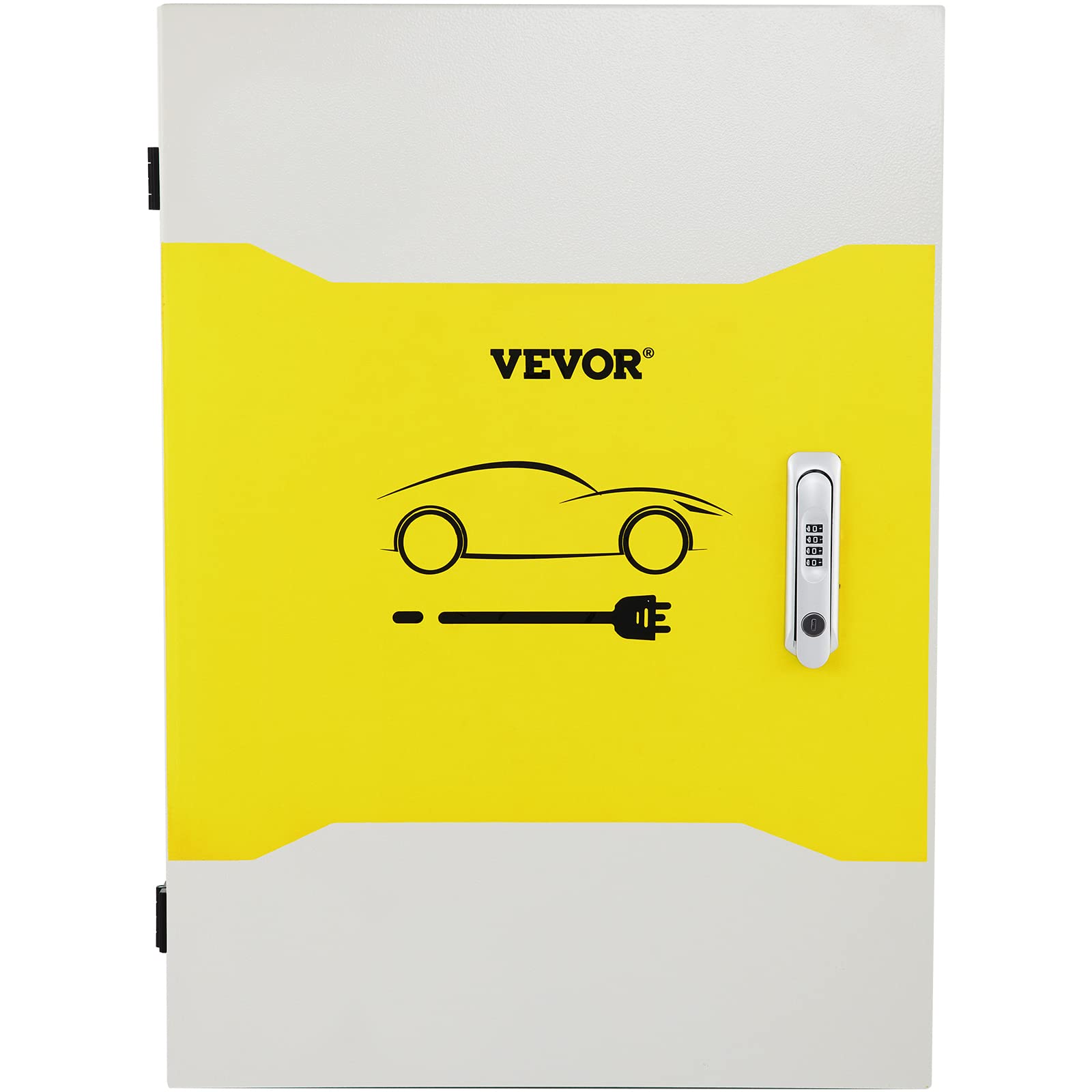 VEVOR Caja de Estación de Carga Tesla 70x50x25 cm Caja de Cable para Exteriores Organizador de Cables IP32 Impermeable a Prueba de Polvo Caja eléctrica de Acero en Rollo frío para Conector de Pared