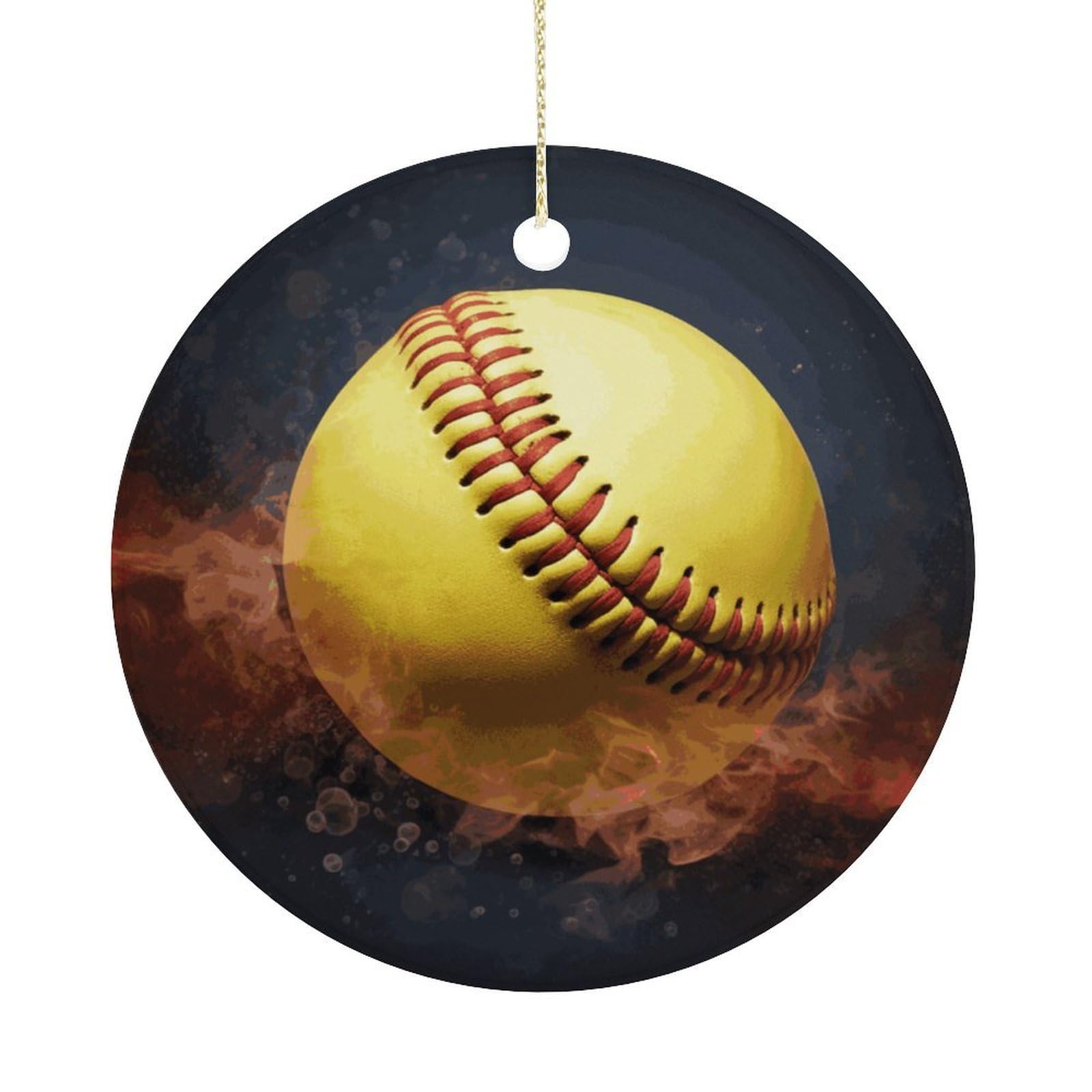 Adfgyerh Women's Style Softball Hanging Ceramic Ornaments, Christmas Tree Decorations, Funny Home Decor Gifts For Sisters & Work Best Friends