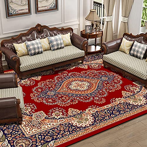 DXIN Klassisch Orientteppich, Vintage Teppich Orient Teppiche, Persischer Traditioneller Teppich, Handgewebte… – Bild 3