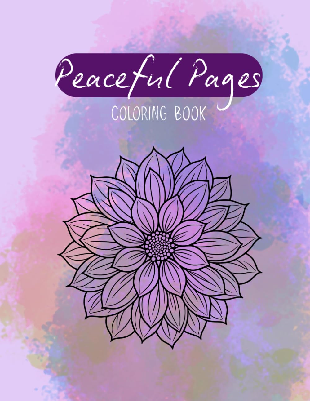 Peaceful Pages: Coloring book