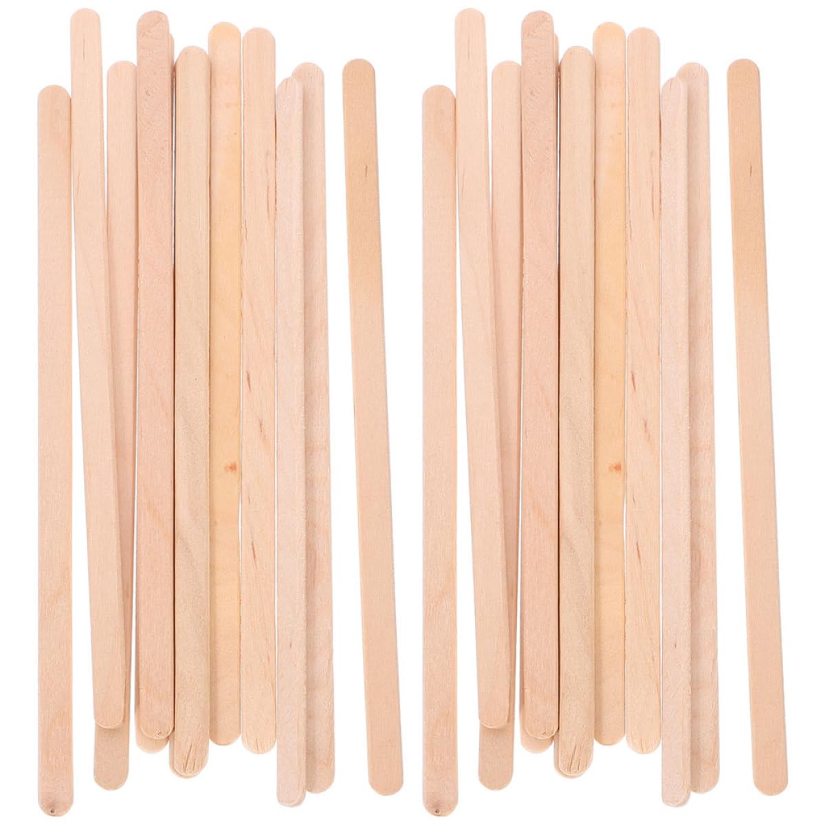 Zerodeko 500 Bastoncini in Legno per Mescolare caffè USA e Getta con Involucro di Carta Singolo, Palette e Agitatori Naturali per Bevande Calde, Fredde e Cocktail, Confezione Igienica
