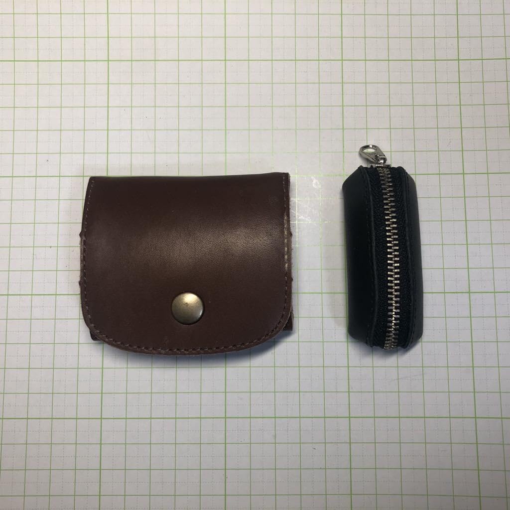 2個セット本革 レザー コインケース 小銭入れ アウトレット 牛革 日本製 革工房