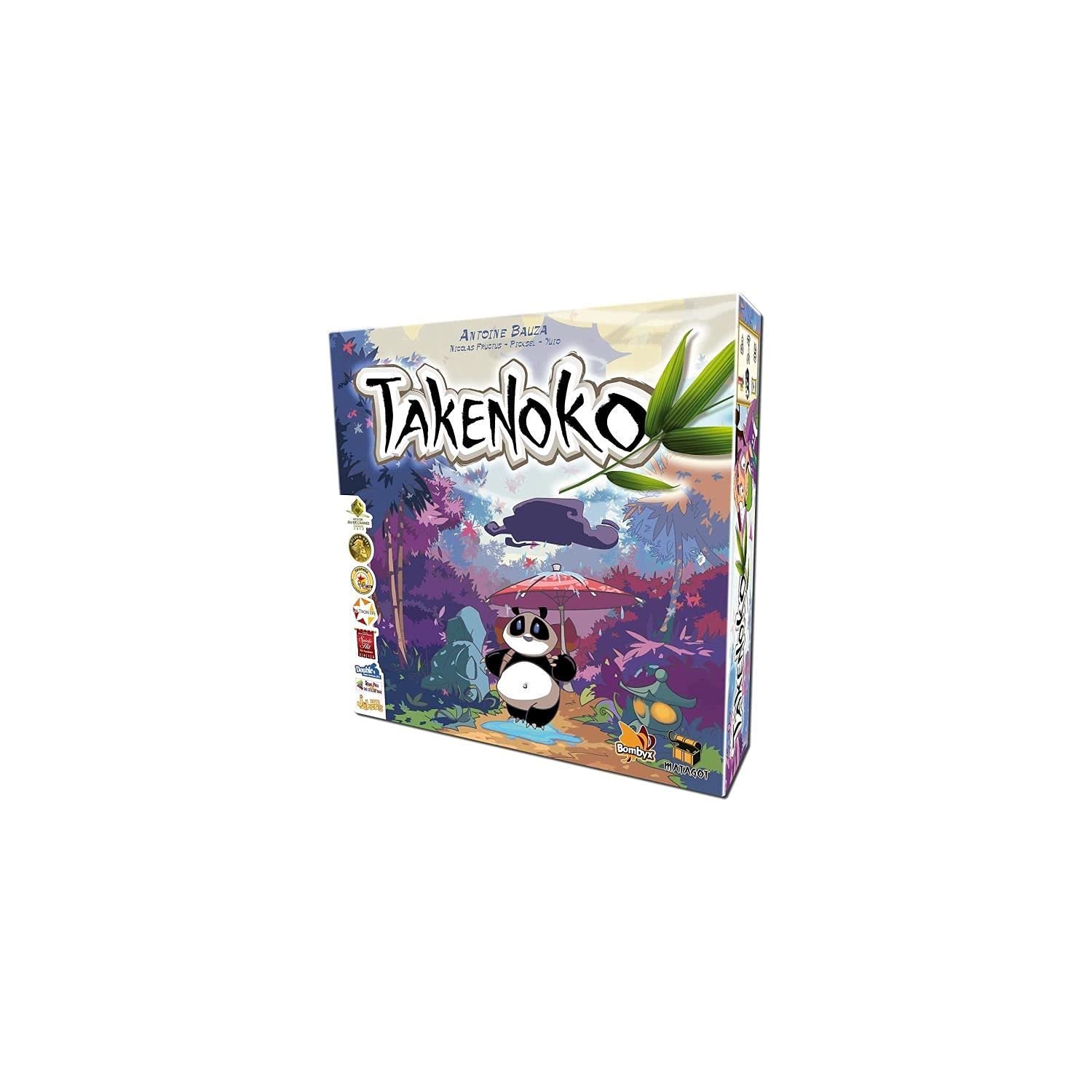 Asmodee - Takenoko - Ancienne Edition - Jeu de Stratégie - Jeu de Société avec Plateaux et Cartes - Jeu Familial - 2 à 4 Joueurs - pour Enfants à Partir de 8 Ans - 45 Min