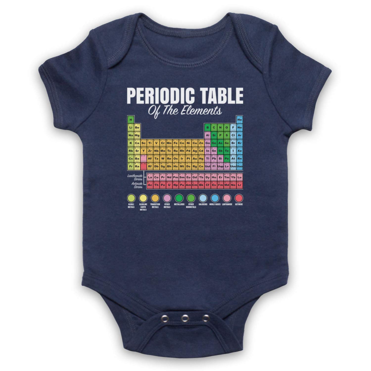 My Icon Unisex-Babys' Periodic Table of Elements Science Geek Baby Grow