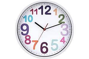 Careland Colorful Wall Clock: Accurate Time-Telling in a Delightful Design