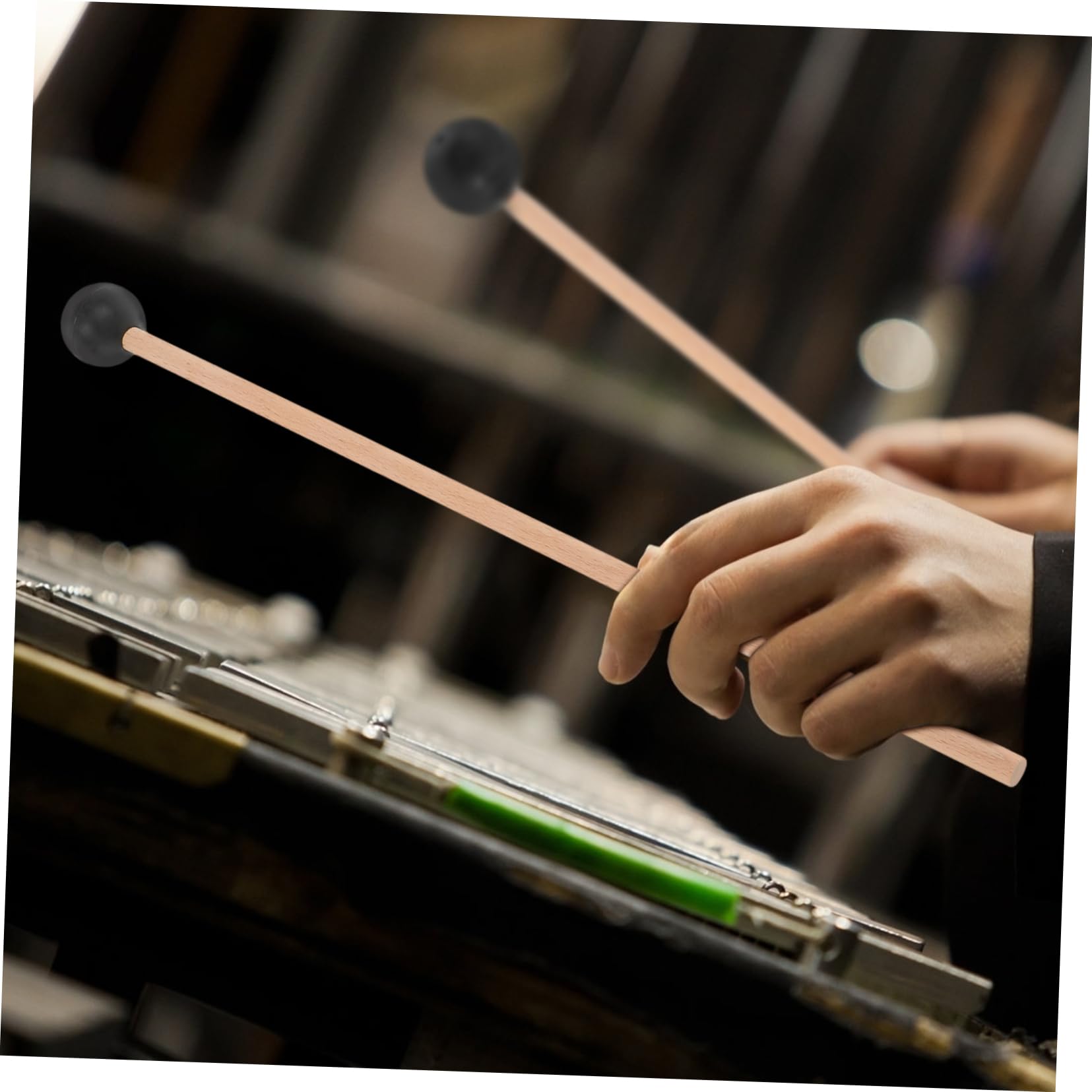 Toyvian de de Percusión de Madera y Gran Calidad de Sonido 6 Piezas Mango Cómodo para Actividades de y Presentaciones Musicales