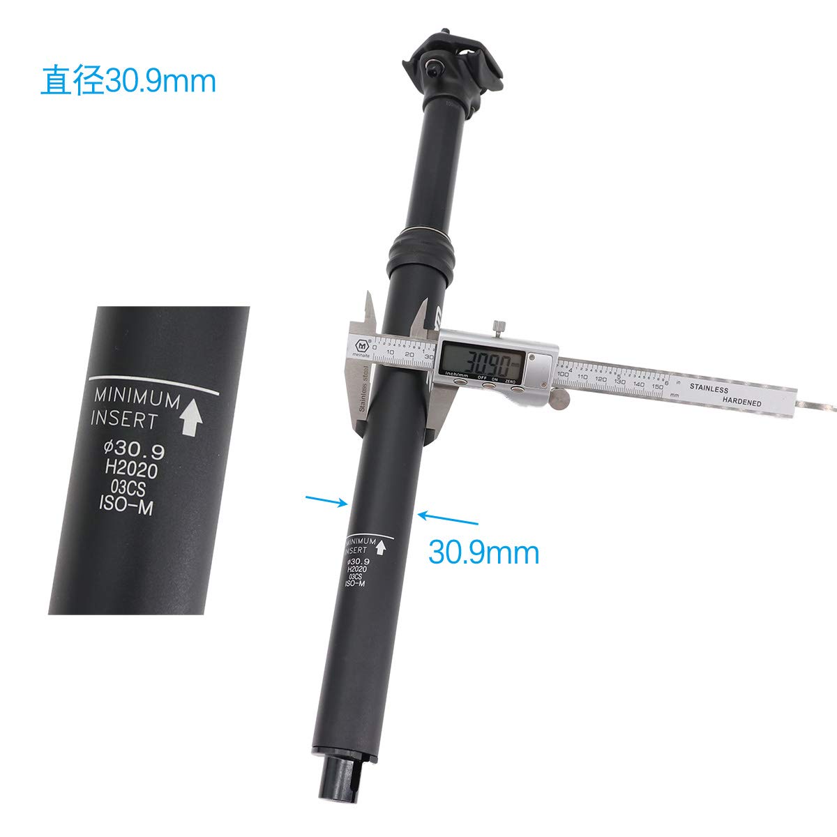 未使用品ドロッパーシートポスト 30.9 ケーブル付き Amazon.co.jp: マウンテンバイクケーブルドロッパーポスト、30.9