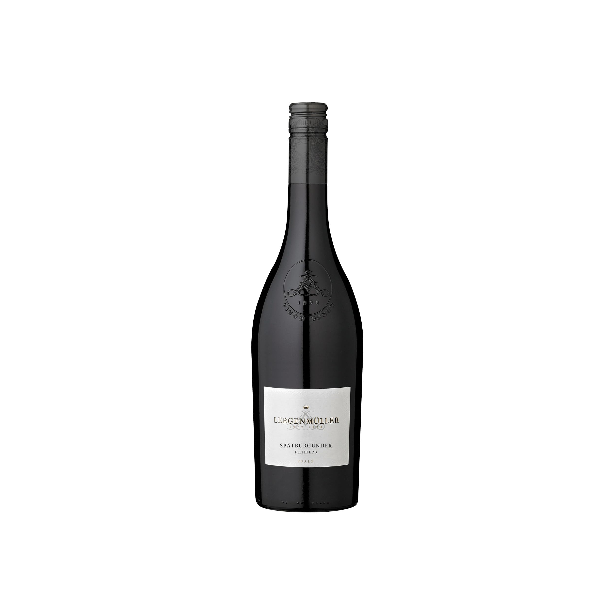 Lergenmüller Spätburgunder QbA feinherb Rotwein Rot Deutschland inkl. FeinWert E-Book (1 x 0.75 l)