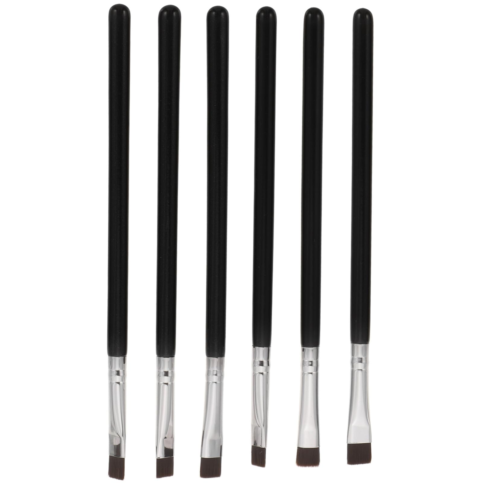 minkissy 30 Pz pennello per sopracciglia piatto pennello per eyeliner sottile e piatto pennello per sopracciglia definitore abito pennello piatto strumento per l'eyeliner pennello da trucco