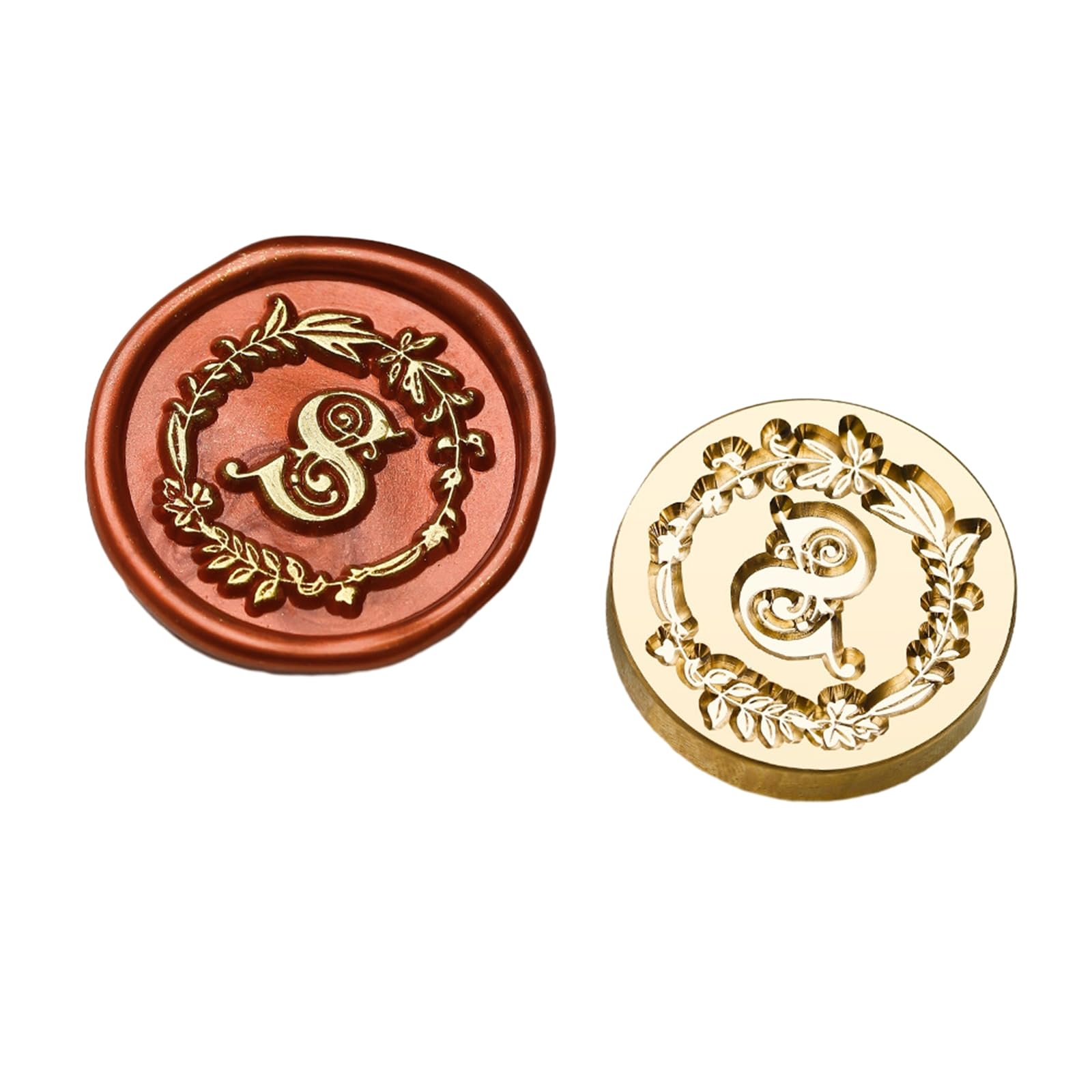 Tsophreniq Letter Series Wax Seal Stamp Metal Sealing for Cards Wedding Invitation Scrapbooking Decorations Seal for Wedding Invitation Card Letter Series Sealing