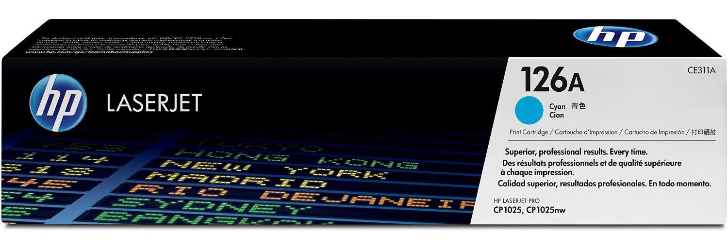 HP HEWLETT PACKARD 126A Cyan Laserjet Print Cartridge