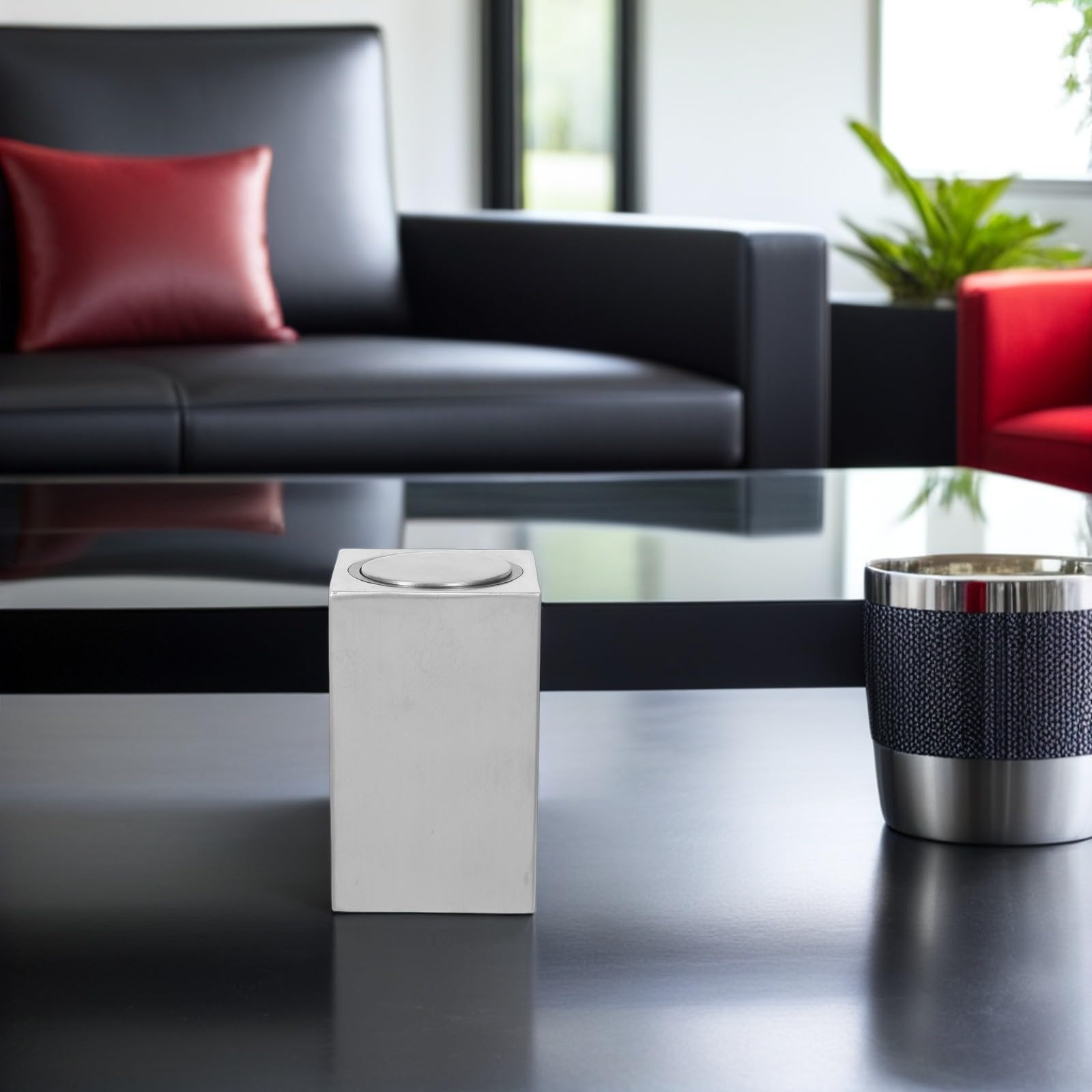 Dispensador Portátil y Estilo Elegante para Palillos de Dientes de Acero Inoxidable Gran Capacidad y Diseño Europeo Moderno para Uso en Cocina