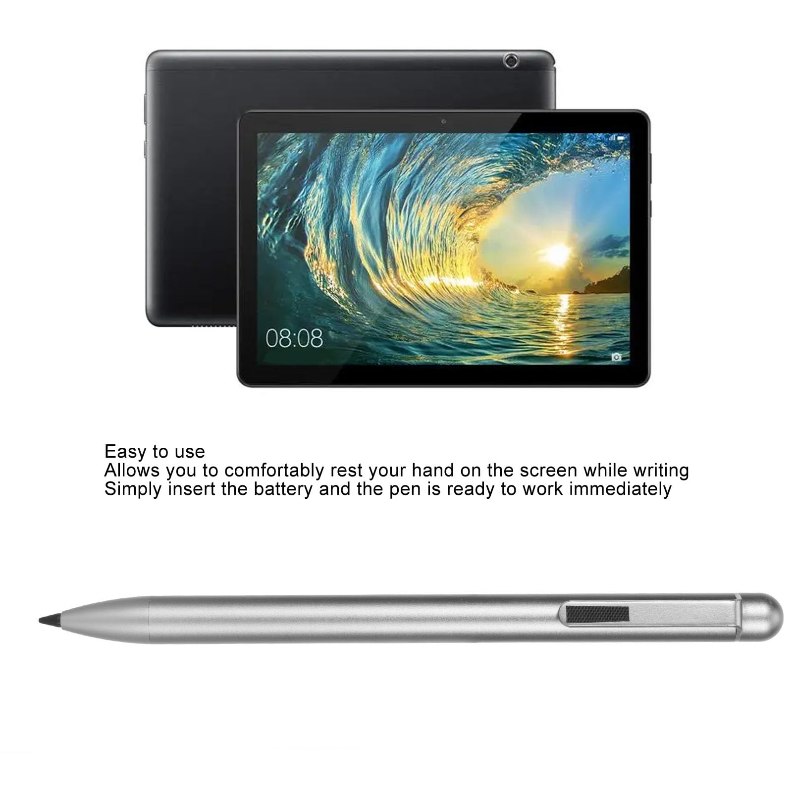 Lápiz Capacitivo para Pantalla táctil, lápiz Capacitivo de Alta sensibilidad, lápiz Capacitivo Digital, lápiz Capacitivo Digital, para Mediapad M5 Lite 10,1 Pulgadas BAH2