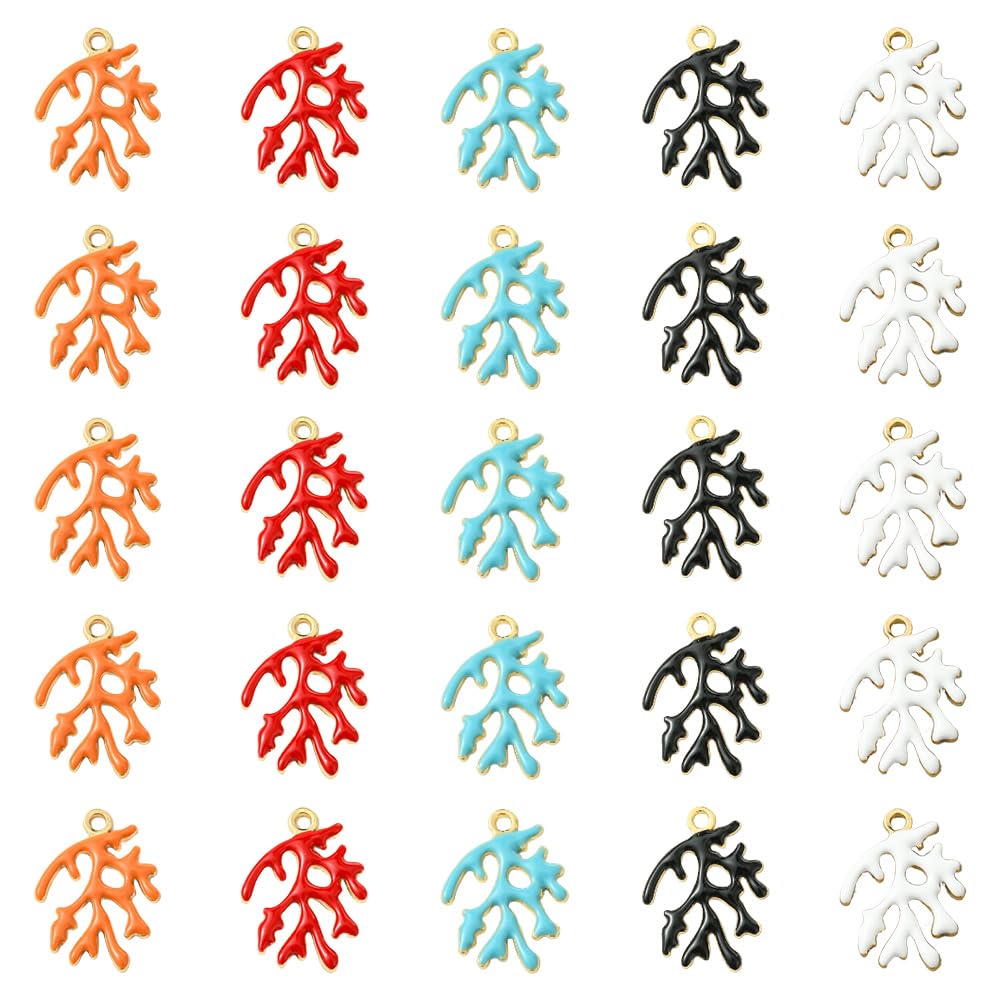 Breloques corail pour vos bijoux de plage : créez des colliers d'été avec 30 pendentifs marins