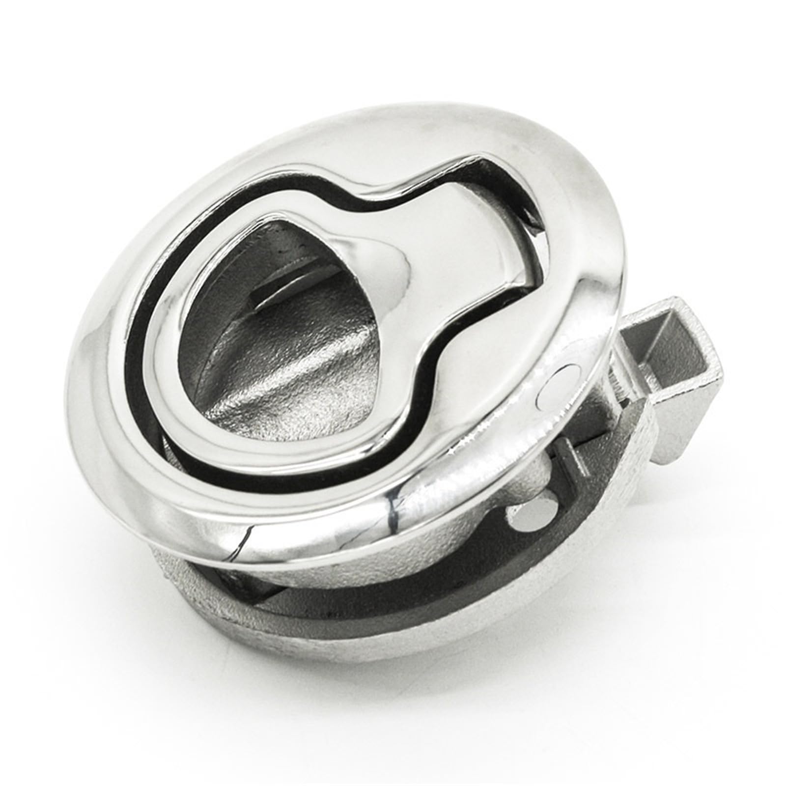 Zinc Alloy Built-in Handle Cabinet Lock Drawer Yacht RV Door Buckle A7846 1Pcs((excludinglockcylinder))