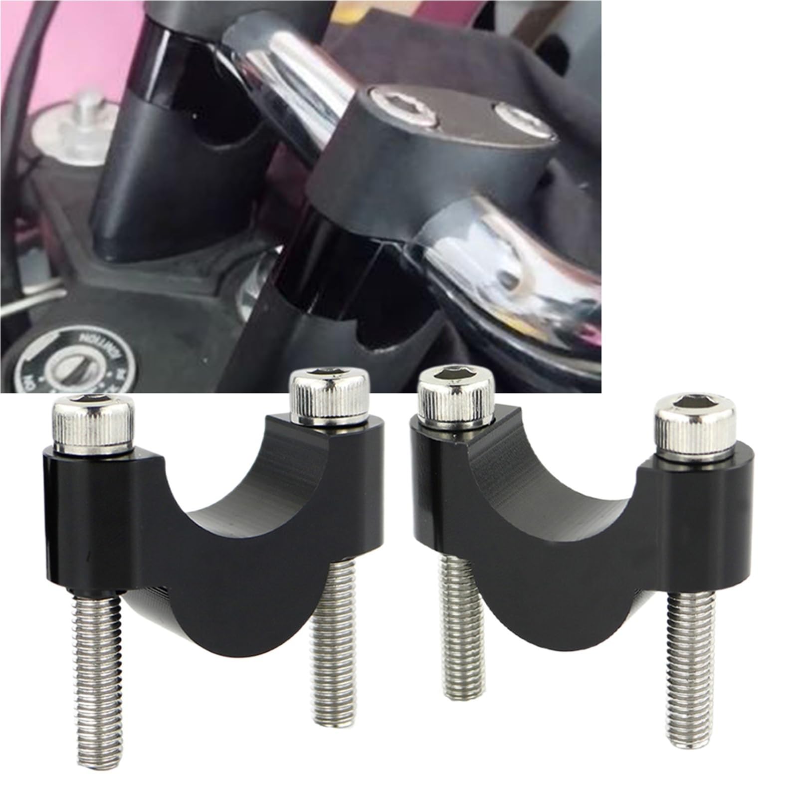 Rehausses guidon 22 mm Compatible avec Honda CB500X 2013-2018