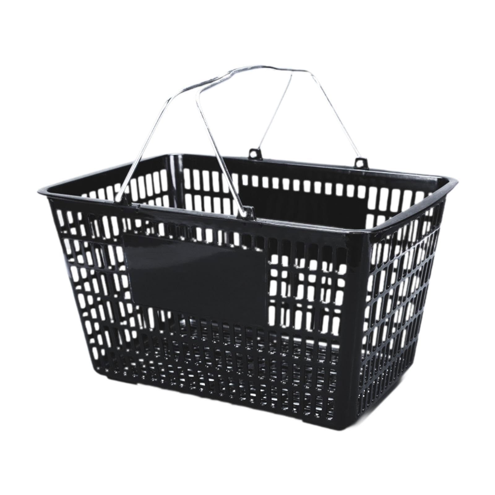 Cestino Spesa Cestino Spesa Portatile Cestino Spesa Riutilizzabile Cestino per Picnic Materiale Pp Manici Comodi Adatto a Supermercato Negozio Casa