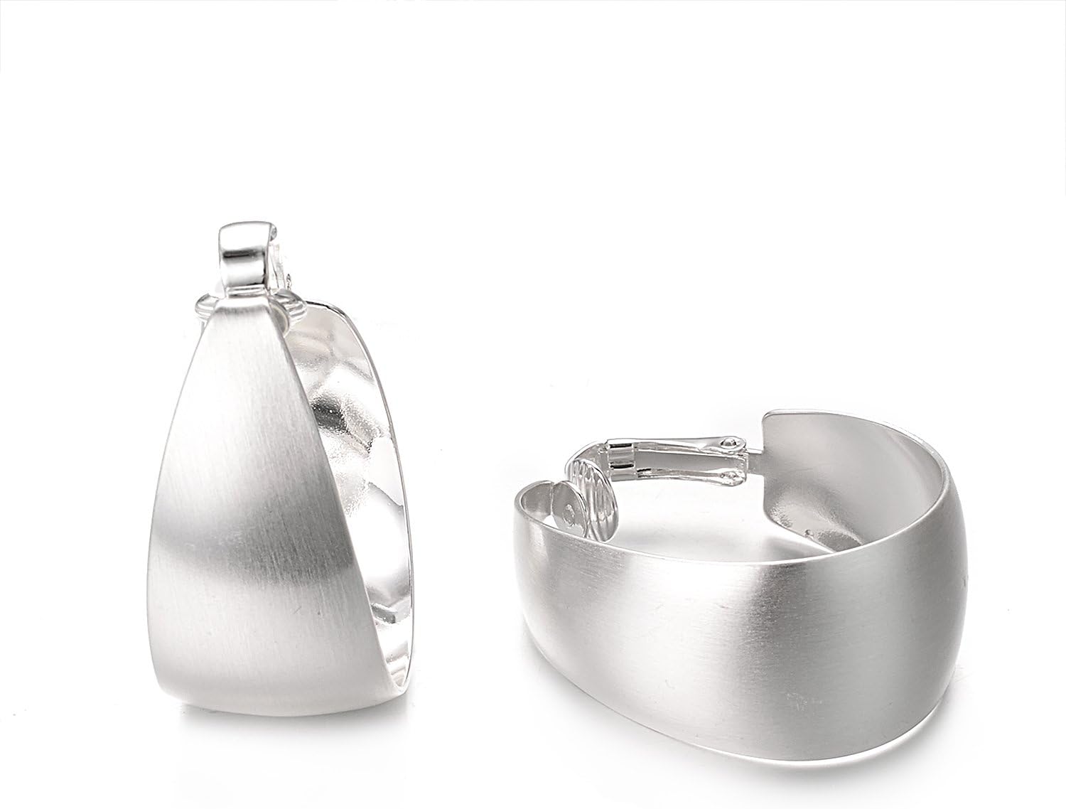 Yoursfs Clip Hoop Earrings For Women Lightweight Clip On Gold Plated Non Pierced Ears 35mm Large Earring - Image 6