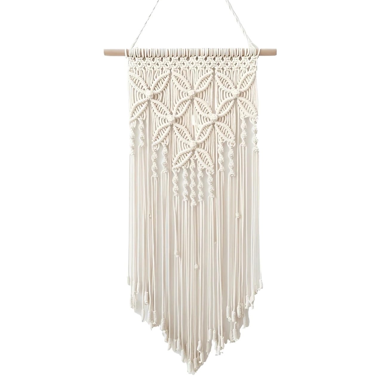 BDFJEDS Tapestry Wall Hanging Macrame Wall Hanging, Handwoven Tapestry, Solid Color Tassel Woven, Art Decor