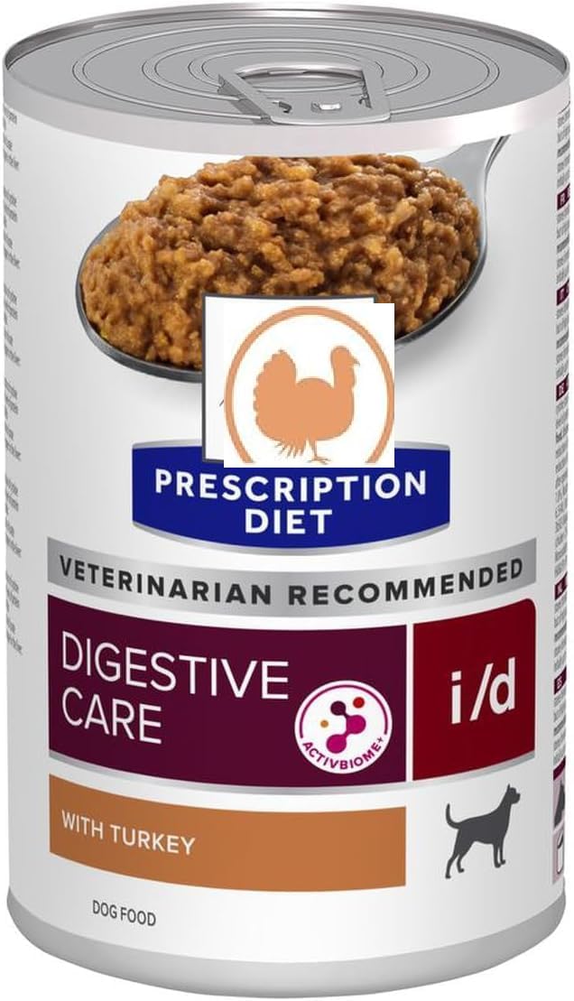 Precription Diet Canine i/d Digestive Care Turkey with gastro-intestinal problems - Wet Dog Food - 12 x 360g Tins