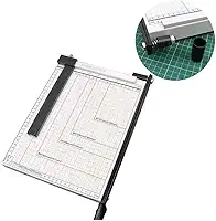 Guilhotina Base Em Aço 30 Cm Papel A4 Até 10 Folhas C/Trava