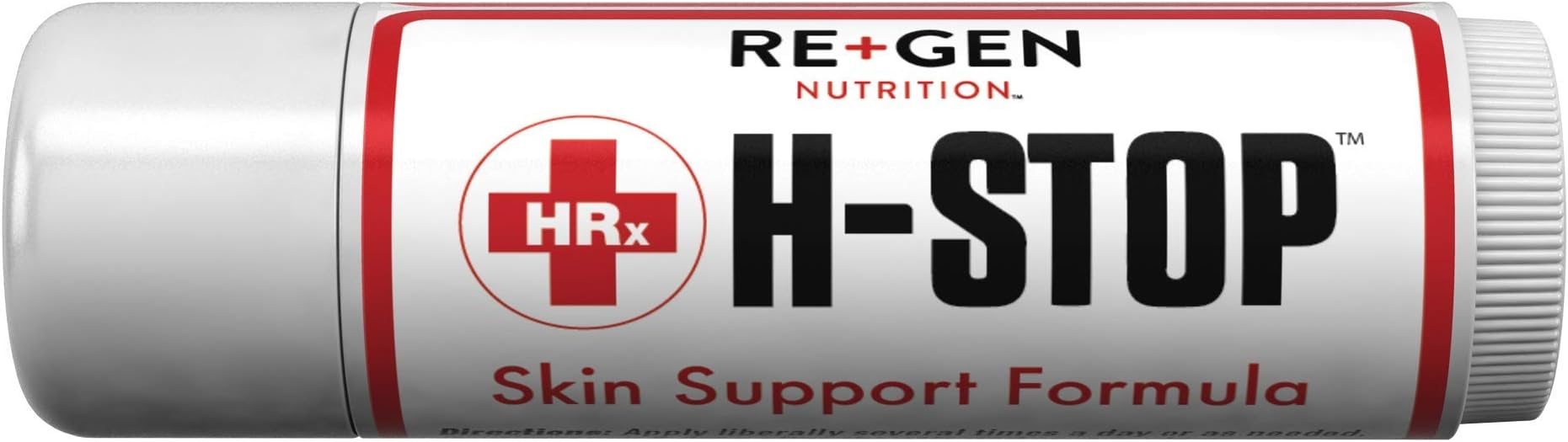 Re+Gen Nutrition H Stop Lip Balm with Shea Butter, Peppermint Oil, Tea Tree, Lemon Balm, Zinc, Coconut and More for Clear and Healthy Skin Care, Discreet Blister Support Moisturizer, 0.5 oz