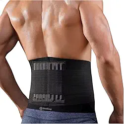 Cinta Lombar Ergonomica Proteção e Suporte Lombar e Coluna com Hastes Flexíveis e Fecho Duplo GG