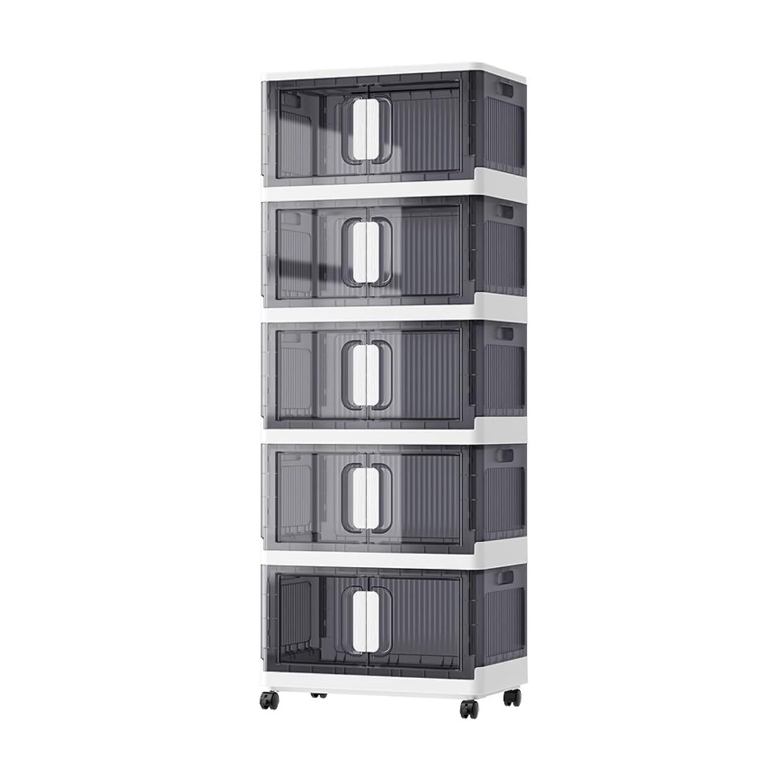 Stand Appendiabiti con Ruote Richiudibile Elevata Capacità Portante Armadio Piccolo Camera da Letto Salvaspazio per Dormitori e Appartamenti(70 * 34 * 167cm)
