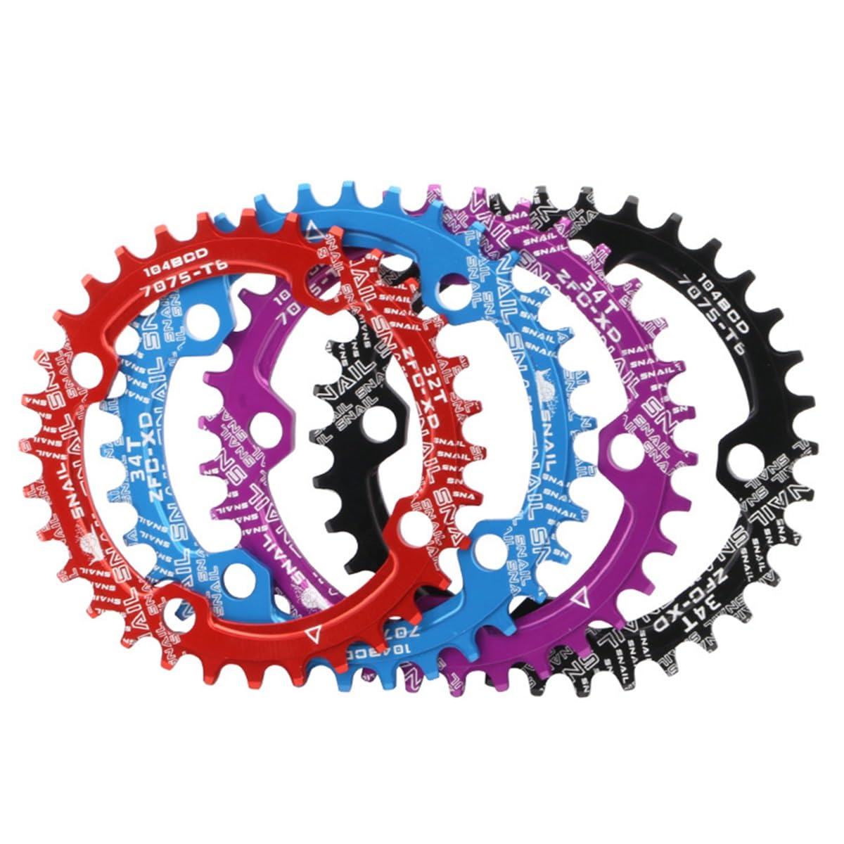 Zestaw korbowy do roweru górskiego, 170 mm, zintegrowany, 32/34/36/38T, pojedyncza korba z dolnym wspornikiem, pasuje do MTB, kompatybilna z 8/9/10/11 prędkości, fioletowy 170 mm, 32T
