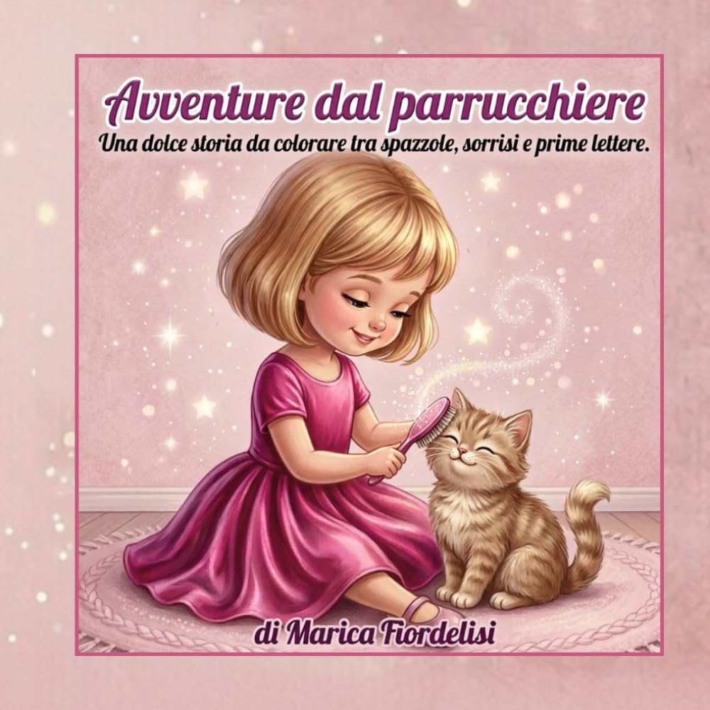 Avventure dal parrucchiere: Una dolce storia da colorare tra spazzole, sorrisi e prime lettere