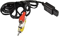 Vista 3 de HQRP Cable de audio y video AV compatible con Nintendo 64 sistema N64 TV consola de videojuegos multisalida RCA 35846 Gamecube