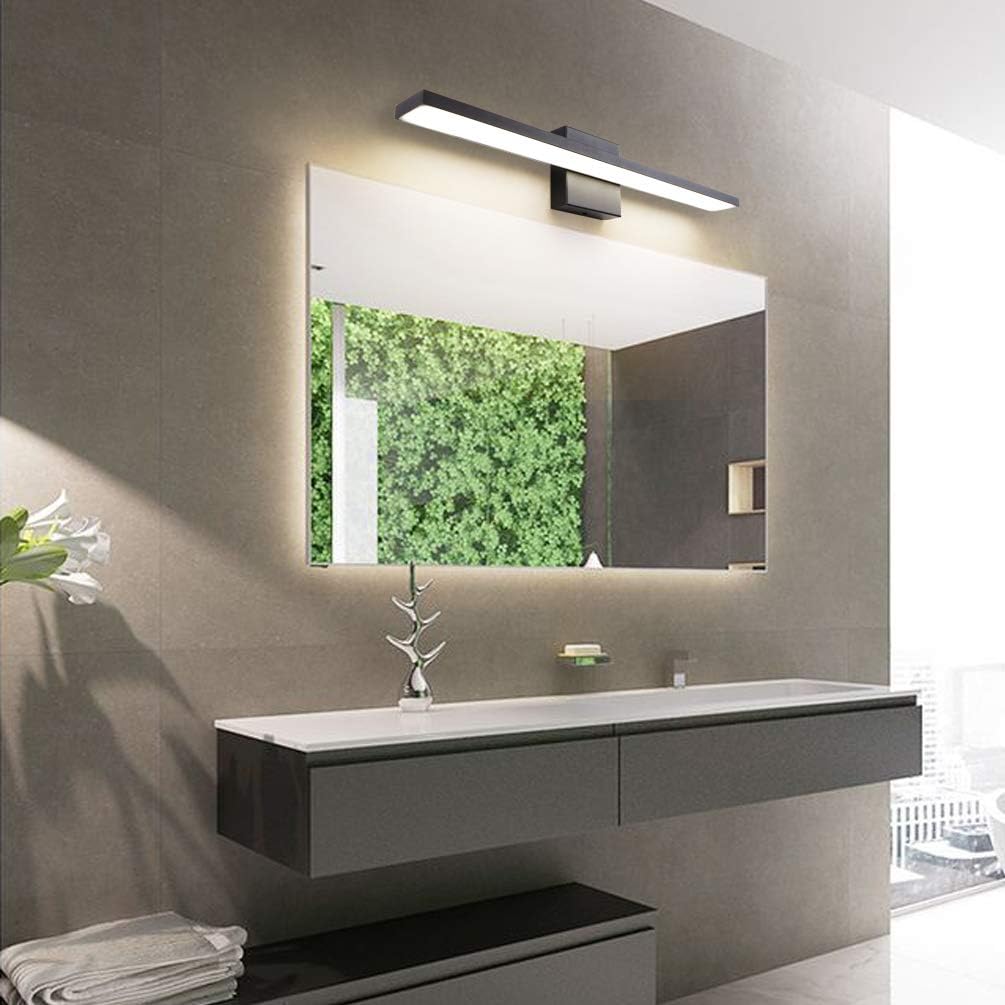 Flаѕh Dеаlѕ - 70% оƒƒ Aipsun 24 Inch/20W LED Black Modern Vanity Light Fixture Aluminum Material Wall Light for Bathroom Warm White Light 3000K Flаѕh Dеаlѕ - 80% оƒƒ Aipsun 24 Inch/20W LED Black Modern Vanity Light Fixture Aluminum Material Wall Light for Bathroom Warm White Light 3000K