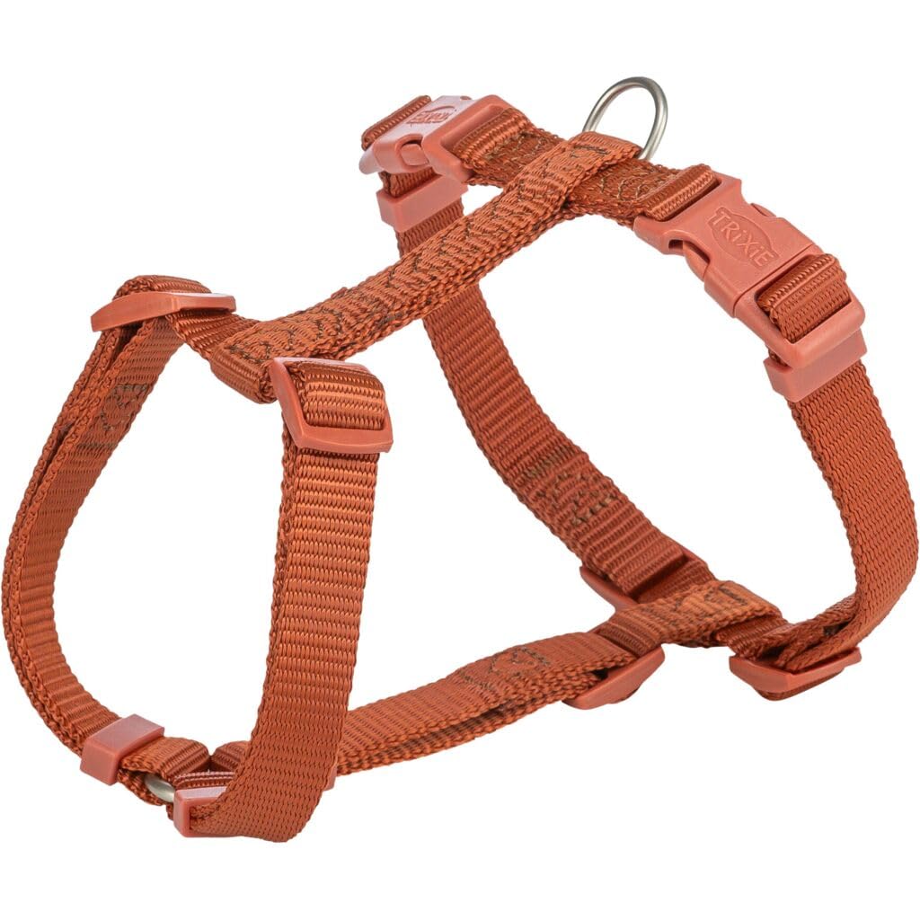 TRIXIE Premium Harness, S-M, 42-60 cm/15 mm, Rust, for Dogs