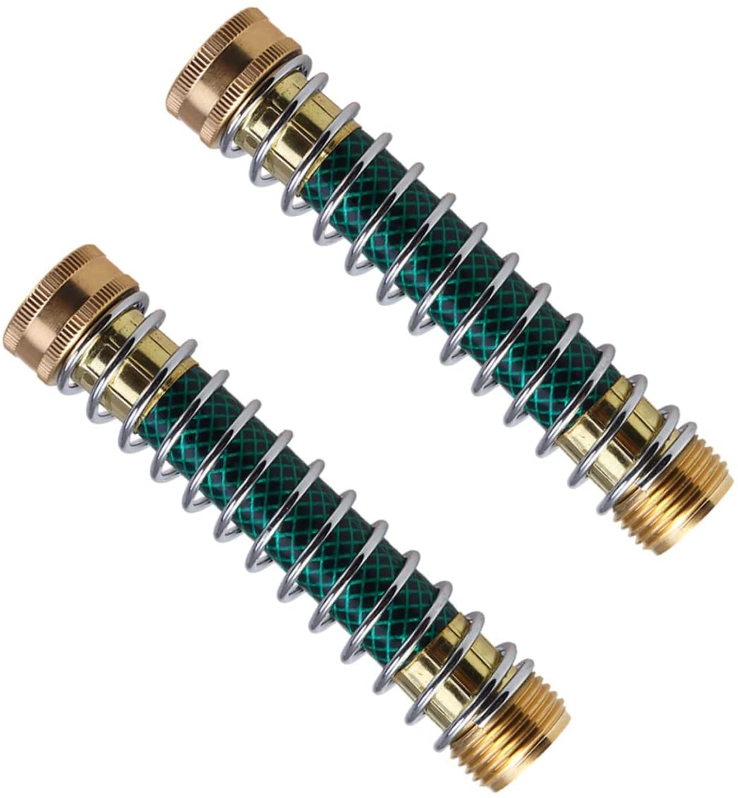 2pcs connettore per tubo dell'acqua tubo risparmiatore protettore molla elicoidale protezione attorcigliamento tubo da giardino estensione rubinetto raccordo adattatore connessione rapida molla tubo
