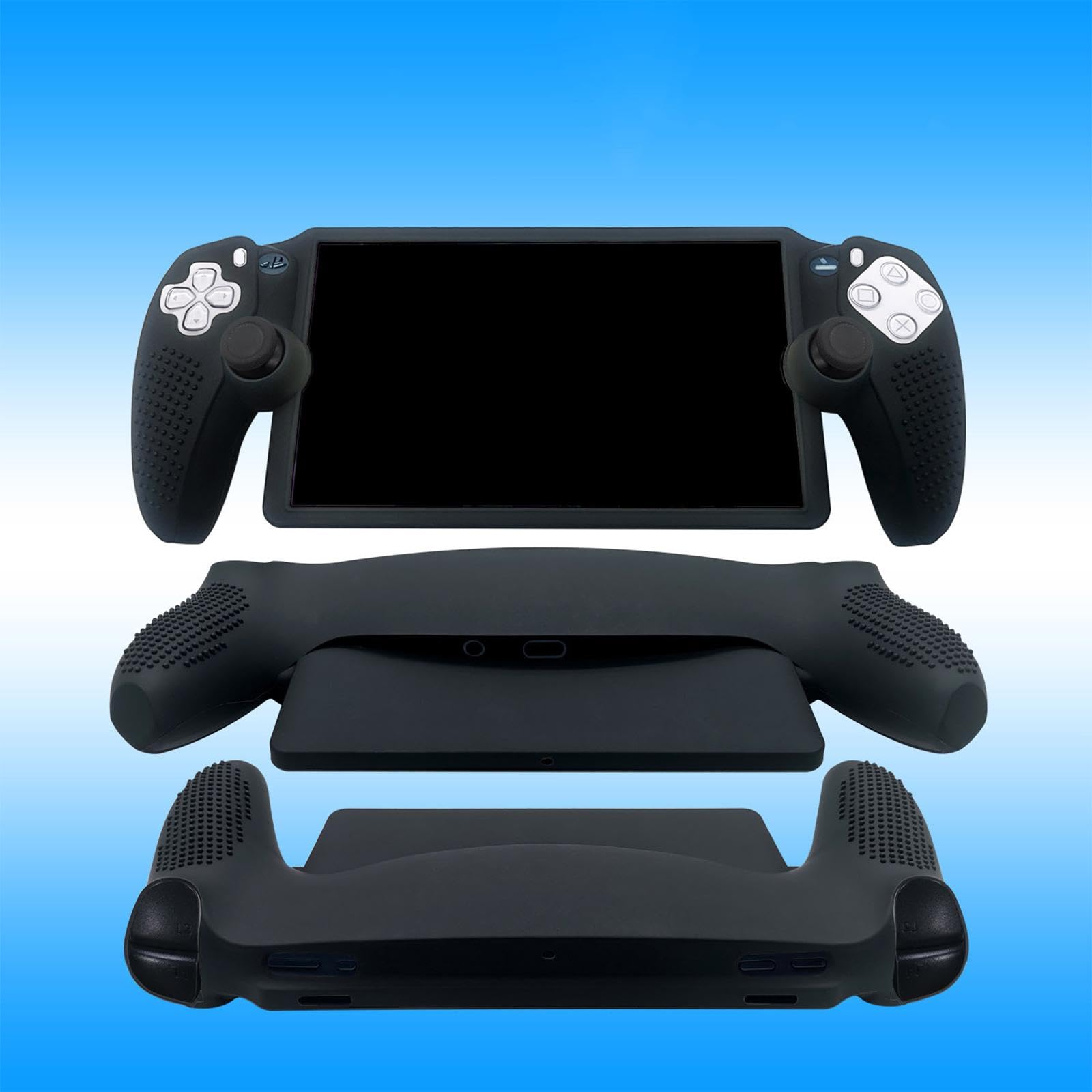 5 set di cover in silicone antigraffio antiscivolo per controller per console di gioco