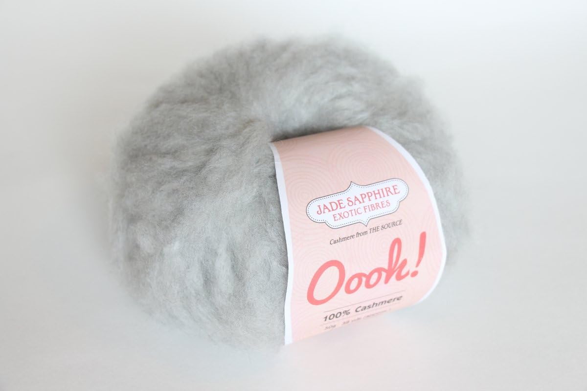 Jade Sapphire Cashmere - OOOH Brushed Cashmere Yarn (Wraith 05 (Grey))