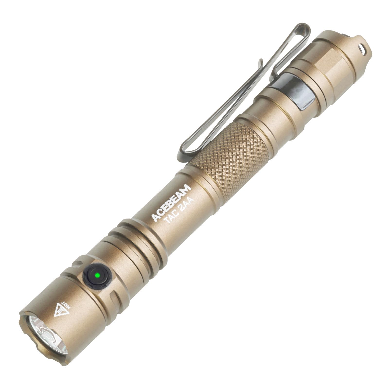 ACEBEAM TAC 2AA EDC Tactical Dual Modes Flashlight