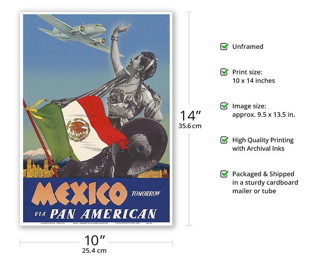 Amazon.com: Mexico - Tomorrow - via Pan American Airways (PAA