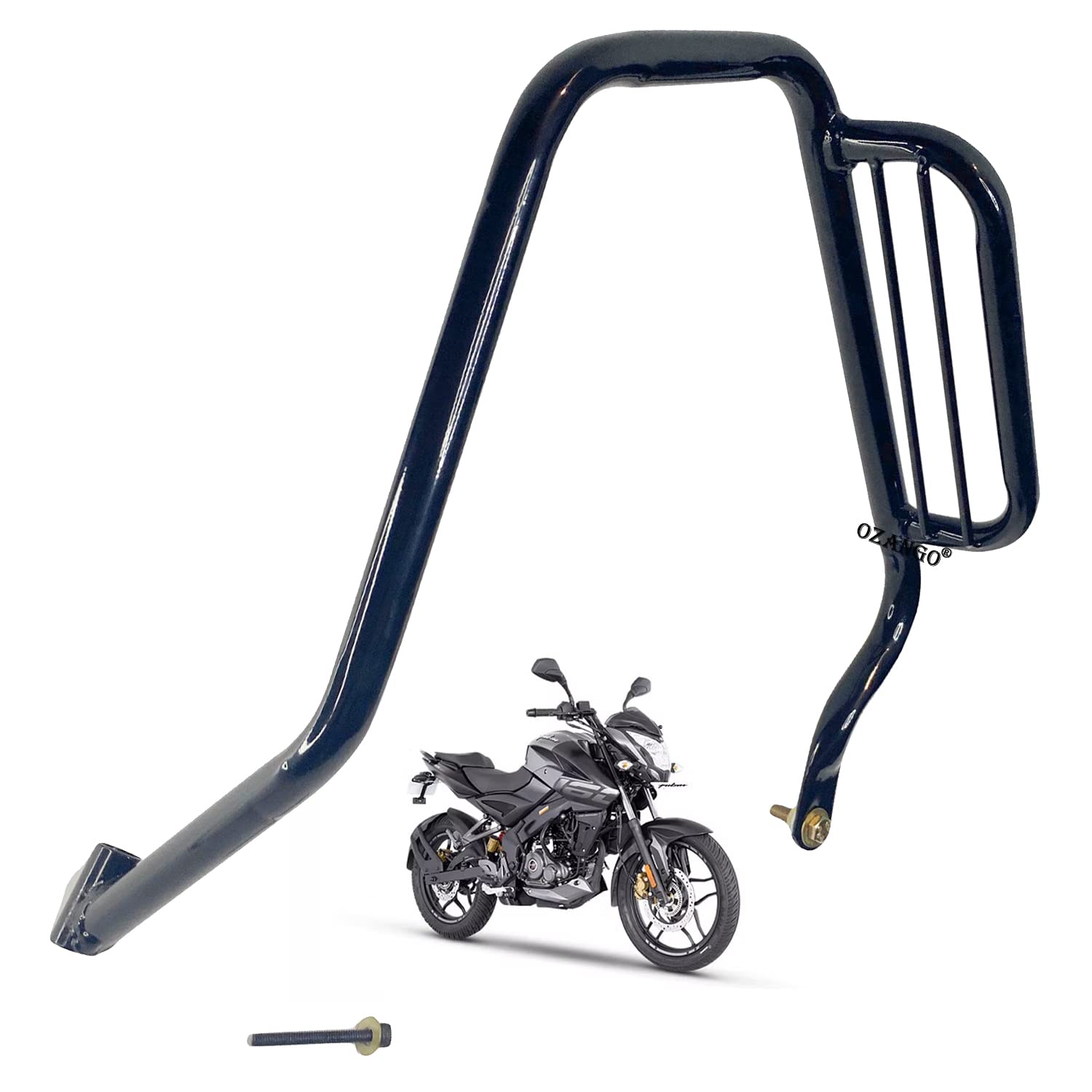 Ozango Heavy Duty Bike Foot Rest Black Footrest Compatible with Bajaj