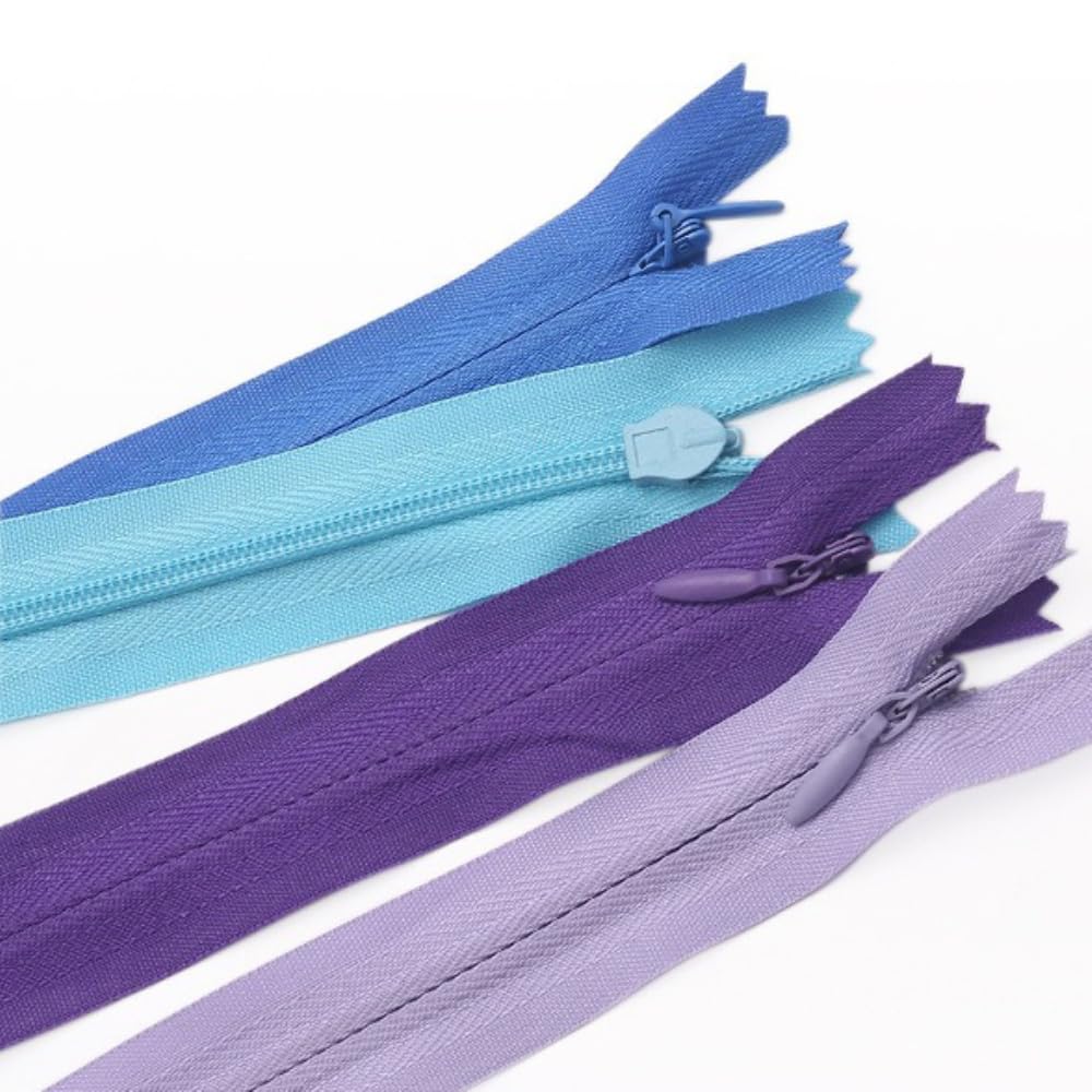 Accessoire Confection Diy Fermeture Éclair Nylon 5mm X 10m - 10 Tirettes Incluses Pour Couture DIY Sac à Dos DIY
