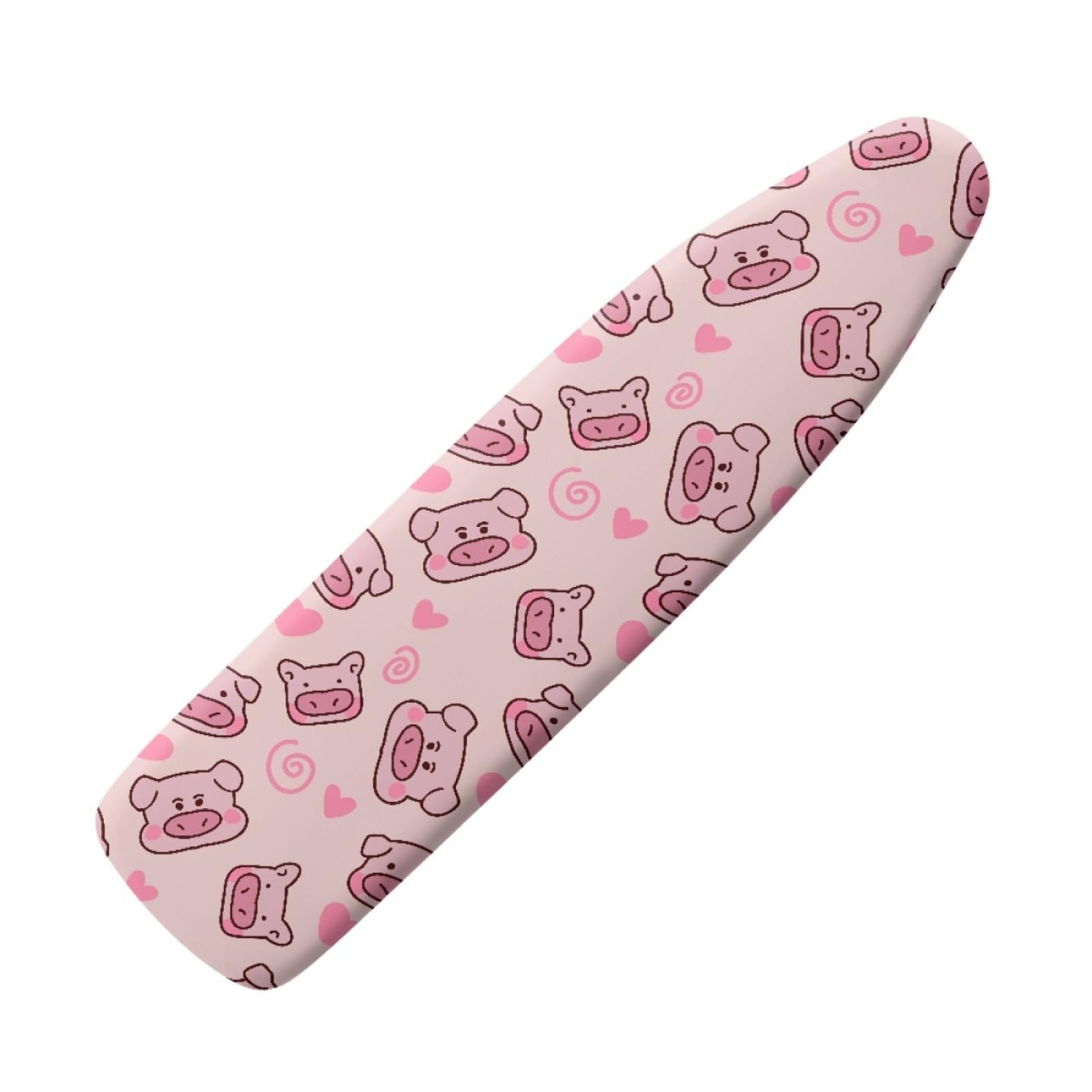 Ironing Board Covers Pink Pig Iron Board Covers and Pad Thick Resist Scorching and Staining Thick Easy Fit Iron Cover Adjustable Elastic Rope Ironing Boards Cover 140x50cm