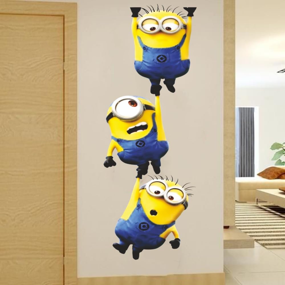Minions Door Stickers - Fun Peel & Stick Decals -8